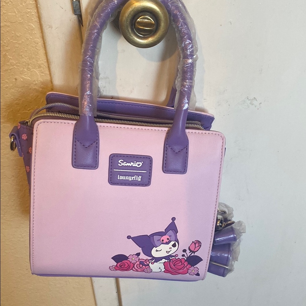Loungefly Purple and Pink Women's Bag